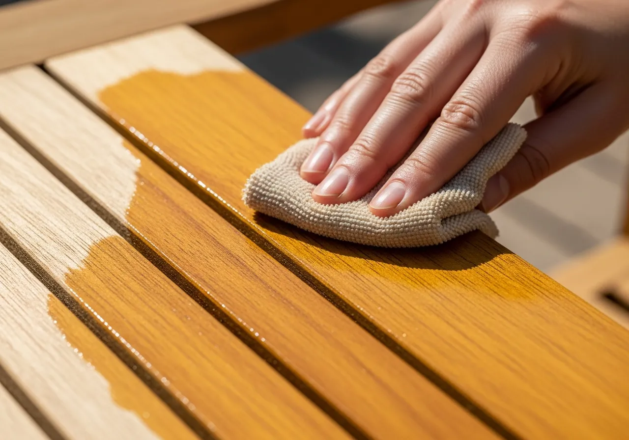 Premium Teak Oil for outdoor furniture